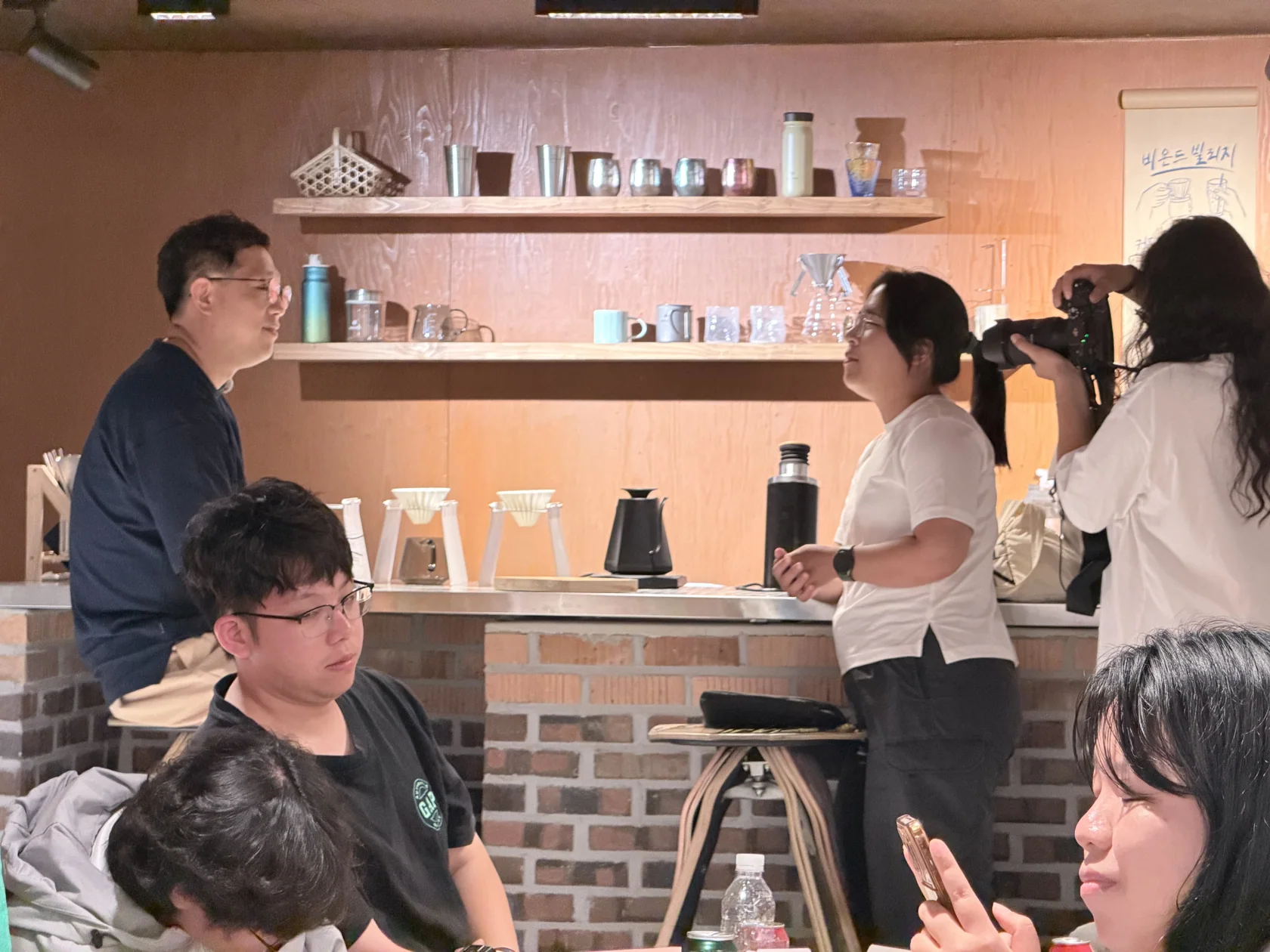 치킨을 대접해 준 부여로타리클럽 막국수집 사장님과의 인터뷰